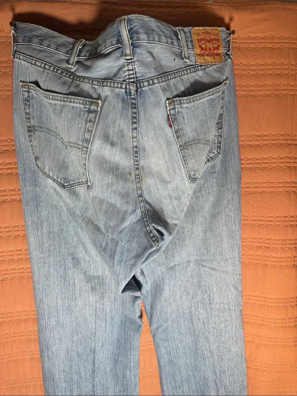 Levi's Men's Light Blue Straight-Leg Jeans